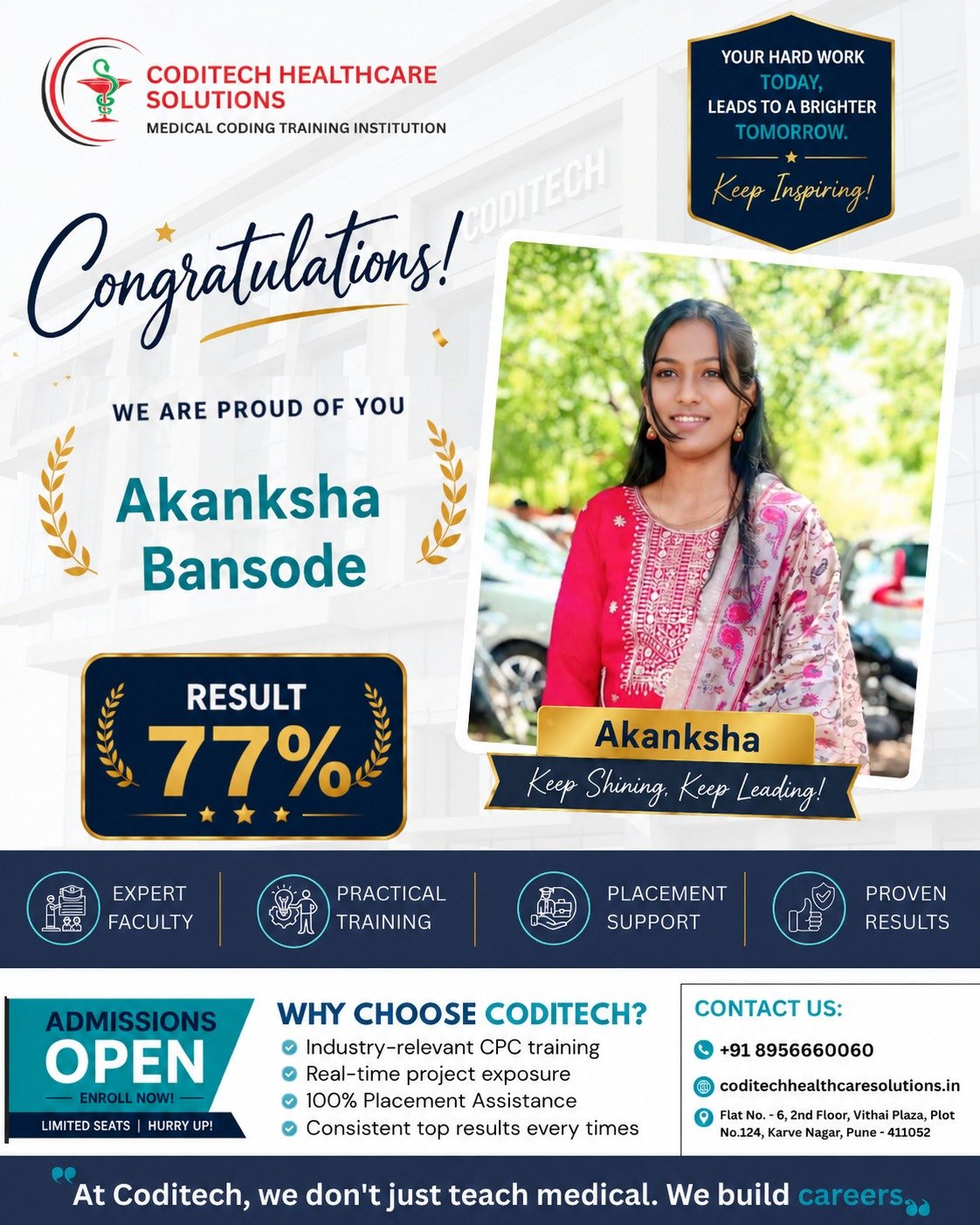 AAPC CPC SCORE-AKANKSHA– 76%
